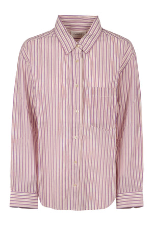 Striped cotton shirt-0